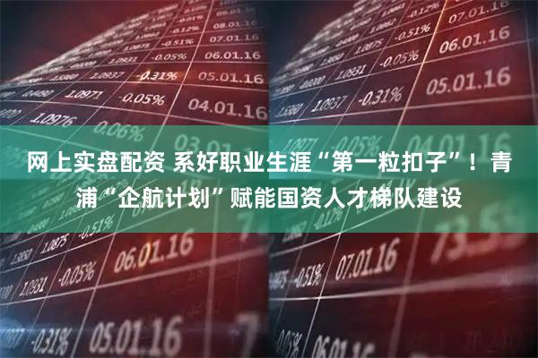网上实盘配资 系好职业生涯“第一粒扣子”!青浦“企航计划”赋能国资人才梯队建设